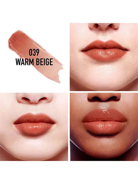 dior warm beige lip glow